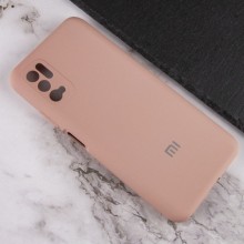 Чехол Silicone Cover Full Camera (AA) для Xiaomi Redmi Note 10 5G / Poco M3 Pro – Розовый