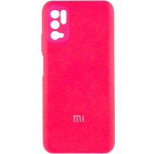 Чехол Silicone Cover Full Camera (AA) для Xiaomi Redmi Note 10 5G / Poco M3 Pro – Розовый