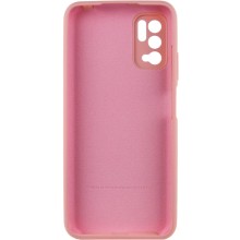 Чехол Silicone Cover Full Camera (AA) для Xiaomi Redmi Note 10 5G / Poco M3 Pro – Розовый