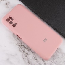 Чехол Silicone Cover Full Camera (AA) для Xiaomi Redmi Note 10 5G / Poco M3 Pro – Розовый