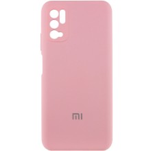 Чехол Silicone Cover Full Camera (AA) для Xiaomi Redmi Note 10 5G / Poco M3 Pro – Розовый