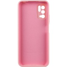 Чехол Silicone Cover Full Camera (AA) для Xiaomi Redmi Note 10 5G / Poco M3 Pro – Розовый