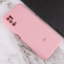 Чехол Silicone Cover Full Camera (AA) для Xiaomi Redmi Note 10 5G / Poco M3 Pro – Розовый