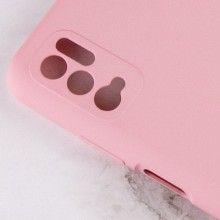 Чехол Silicone Cover Full Camera (AA) для Xiaomi Redmi Note 10 5G / Poco M3 Pro – Розовый