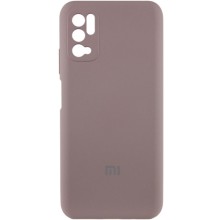 Чехол Silicone Cover Full Camera (AA) для Xiaomi Redmi Note 10 5G / Poco M3 Pro (Серый)