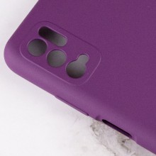 Чехол Silicone Cover Full Camera (AA) для Xiaomi Redmi Note 10 5G / Poco M3 Pro – Фиолетовый