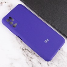 Чехол Silicone Cover Full Camera (AA) для Xiaomi Redmi Note 10 5G / Poco M3 Pro – Фиолетовый