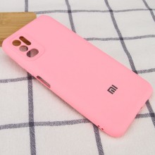 Чехол Silicone Cover My Color Full Camera (A) для Xiaomi Redmi Note 10 5G / Poco M3 Pro – Розовый