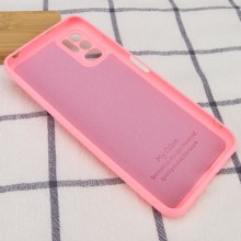 Чехол Silicone Cover My Color Full Camera (A) для Xiaomi Redmi Note 10 5G / Poco M3 Pro – Розовый