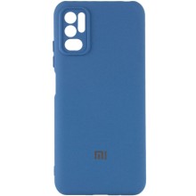 Чехол Silicone Cover My Color Full Camera (A) для Xiaomi Redmi Note 10 5G / Poco M3 Pro – Синий