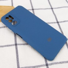 Чехол Silicone Cover My Color Full Camera (A) для Xiaomi Redmi Note 10 5G / Poco M3 Pro – Синий