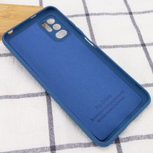 Чехол Silicone Cover My Color Full Camera (A) для Xiaomi Redmi Note 10 5G / Poco M3 Pro – Синий