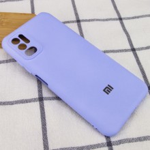 Чехол Silicone Cover My Color Full Camera (A) для Xiaomi Redmi Note 10 5G / Poco M3 Pro – Сиреневый