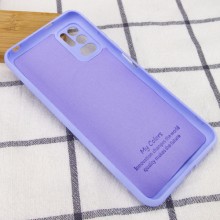 Чехол Silicone Cover My Color Full Camera (A) для Xiaomi Redmi Note 10 5G / Poco M3 Pro – Сиреневый