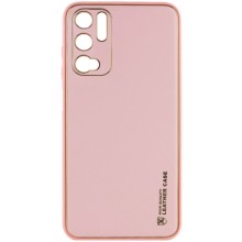 Кожаный чехол Xshield для Xiaomi Redmi Note 10 5G / Poco M3 Pro – Розовый