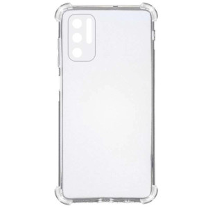 TPU чохол GETMAN Ease logo посилені кути Full Camera для Xiaomi Redmi Note 10 5G / Poco M3 Pro – Прозорий