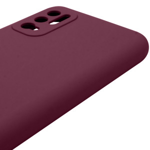 Чехол Silicone Cover Lakshmi Full Camera (AAA) для Xiaomi Redmi Note 10 5G – Бордовый