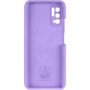 Чехол Silicone Cover Lakshmi Full Camera (AAA) для Xiaomi Redmi Note 10 5G – Сиреневый