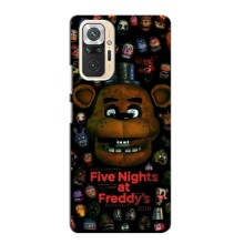 Чехлы Пять ночей с Фредди для Редми Нот 10 (5G) – Freddy