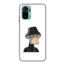 Чехлы с Обезьянами NFT для Xiaomi Redmi Note 10 5G (AlphaPrint) (обезьяна NFT Adidas)