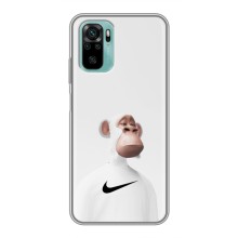 Чехлы с Обезьянами NFT для Xiaomi Redmi Note 10 5G (AlphaPrint) (обезьяна NFT Nike)
