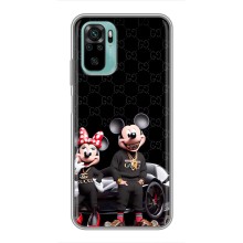 Чехол Disney Mouse Xiaomi Redmi Note 10 5G (PREMIUMPrint) (Семья Маусов)