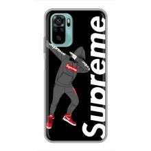 Чехол для Xiaomi Redmi Note 10 5G с картинкой Supreme (AlphaPrint)