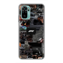 Чехол Формула1 на Xiaomi Redmi Note 10 5G – Коллаж Ф1