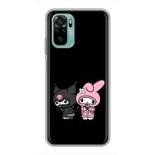 Чехол с кроликом Куроми на Xiaomi Redmi Note 10 5G (Куроми и Мелоди)