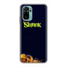 Чехол с мультфильмом Шрек на Xiaomi Redmi Note 10 5G – Шрек лого