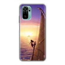 Чехол с мультфильмом Моана Xiaomi Redmi Note 10 5G – Моана в море
