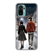 Чехол с дизайном Венздей 2 на Xiaomi Redmi Note 10 5G – Уэнсдей и Тайлер