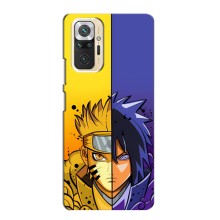 Купить Чохли на телефон з принтом Anime для Редмі Нот 10 (5G) (Naruto Vs Sasuke)