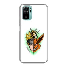 Naruto Anime Чехлы для Сяоми Редми Ноут 10 5G (AlphaPrint) – Наруто Курама