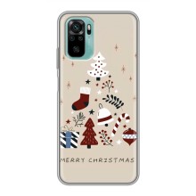 Різдвяні Чохли для Xiaomi Redmi Note 10 5G (VPrint) (Merry Christmas)