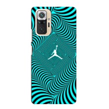 Силіконовый Чохол Nike Air Jordan на Редмі Нот 10 (5G) – Jordan