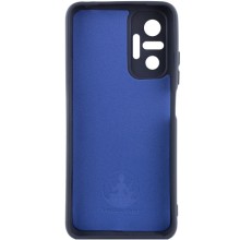 Чехол Silicone Cover Lakshmi Full Camera (AAA) для Xiaomi Redmi Note 10 Pro / 10 Pro Max – Темно-синий