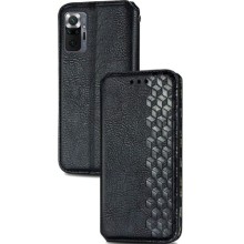 Кожаный чехол книжка GETMAN Cubic (PU) для Xiaomi Redmi Note 10 Pro / 10 Pro Max – undefined