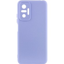 Чехол Silicone Cover Lakshmi Full Camera (A) для Xiaomi Redmi Note 10 Pro / 10 Pro Max – Сиреневый