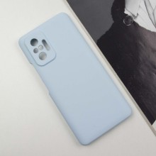 Чохол Silicone Cover Lakshmi Full Camera (AAA) для Xiaomi Redmi Note 10 Pro / 10 Pro Max – Блакитний