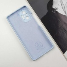 Чохол Silicone Cover Lakshmi Full Camera (AAA) для Xiaomi Redmi Note 10 Pro / 10 Pro Max – Блакитний