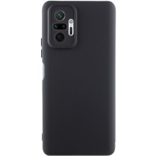 Чехол TPU GETMAN Liquid Silk Full Camera для Xiaomi Redmi Note 10 Pro / 10 Pro Max (Черный)