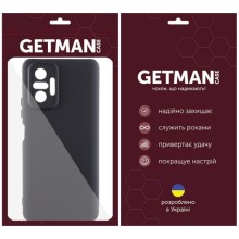 Чохол TPU GETMAN Liquid Silk Full Camera для Xiaomi Redmi Note 10 Pro / 10 Pro Max – Чорний