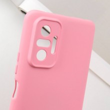 Чехол Silicone Cover Lakshmi Full Camera (A) для Xiaomi Redmi Note 10 Pro / 10 Pro Max – Розовый