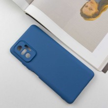 Чехол Silicone Cover Lakshmi Full Camera (A) для Xiaomi Redmi Note 10 Pro / 10 Pro Max – Синий