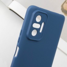 Чехол Silicone Cover Lakshmi Full Camera (A) для Xiaomi Redmi Note 10 Pro / 10 Pro Max – Синий