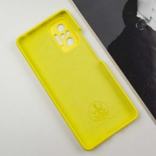 Чохол Silicone Cover Lakshmi Full Camera (AAA) для Xiaomi Redmi Note 10 Pro / 10 Pro Max – Жовтий