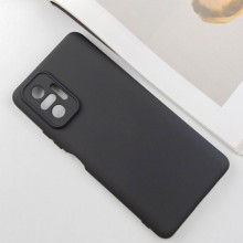 Чохол TPU GETMAN Liquid Silk Full Camera для Xiaomi Redmi Note 10 Pro / 10 Pro Max – Чорний