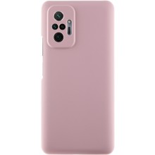 Чехол Silicone Cover Lakshmi Full Camera (AAA) для Xiaomi Redmi Note 10 Pro / 10 Pro Max – Розовый