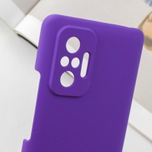 Чехол Silicone Cover Lakshmi Full Camera (AAA) для Xiaomi Redmi Note 10 Pro / 10 Pro Max – Фиолетовый